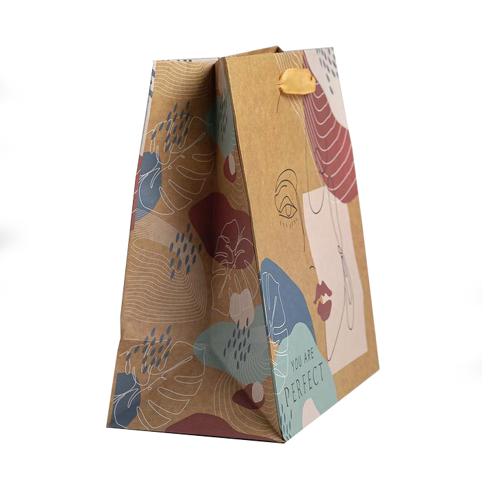  Пакет крафтовый квадратный You are Perfect 22 × 22 × 11 см (Подарочная упаковка, Пакеты) фото 1