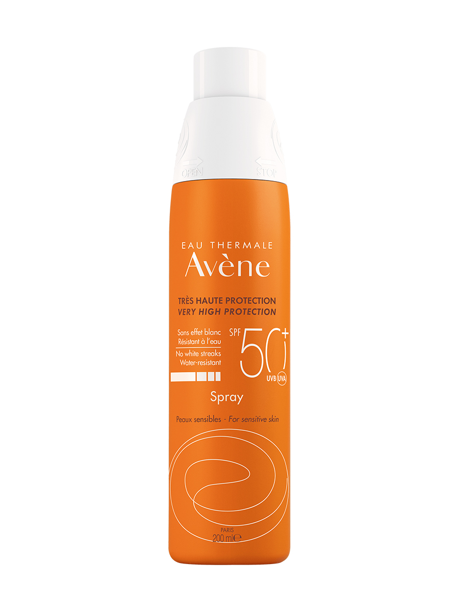 Авен Солнцезащитный спрей для чувствительной кожи SPF 50+, 200 мл (Avene, Suncare) фото 0
