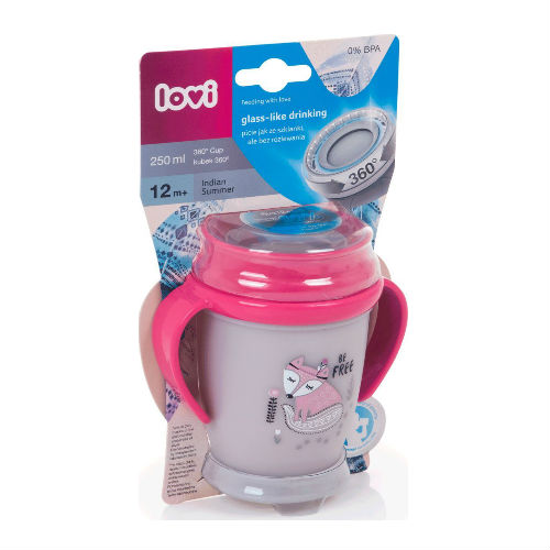 

Lovi Поильник Lovi 360°, 250 мл, 12м+, Indian Summer, для девочки (Lovi, Детская посуда), Детская посуда