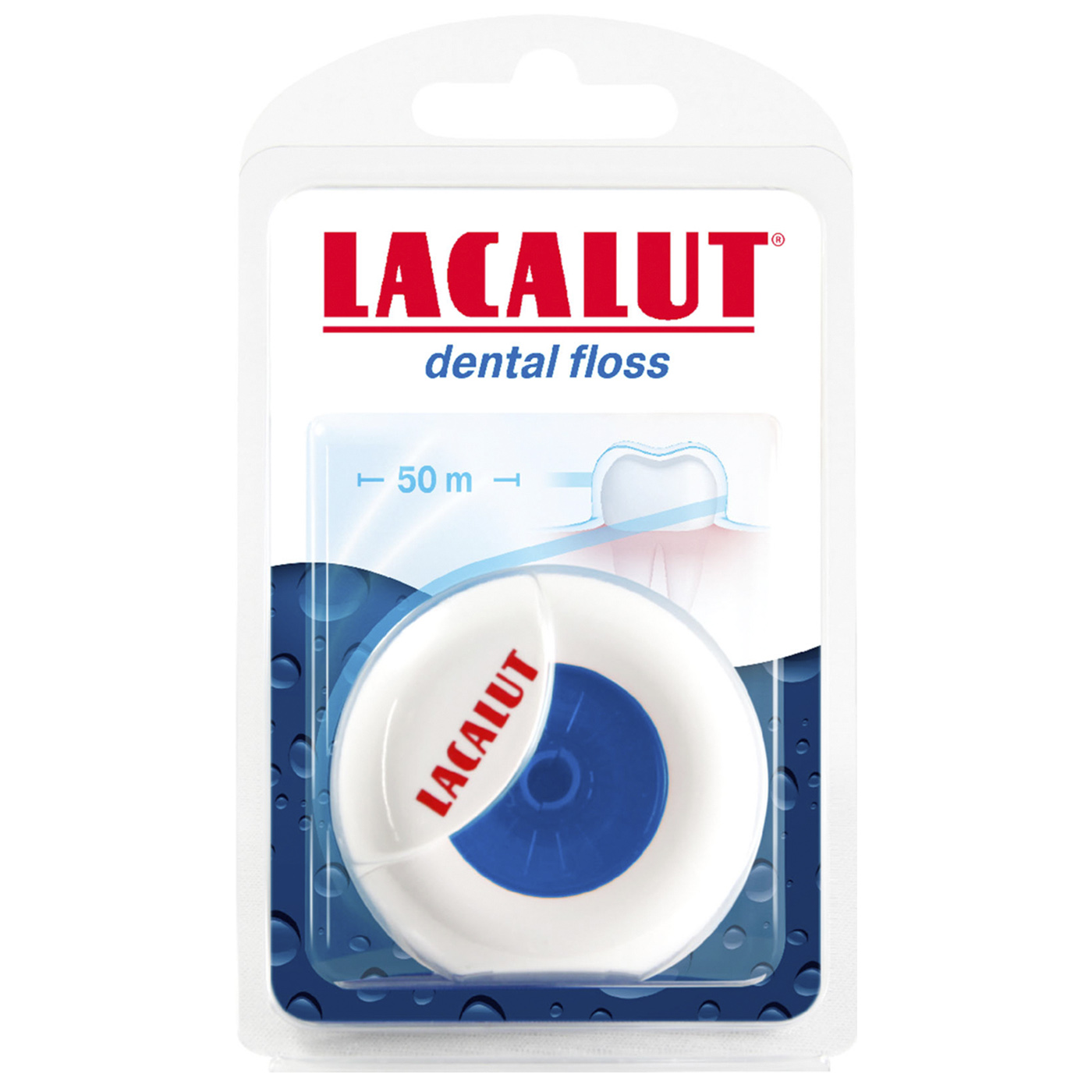 Лакалют Зубная нить Дентал 50 м (Lacalut, Интердентал) фото 0