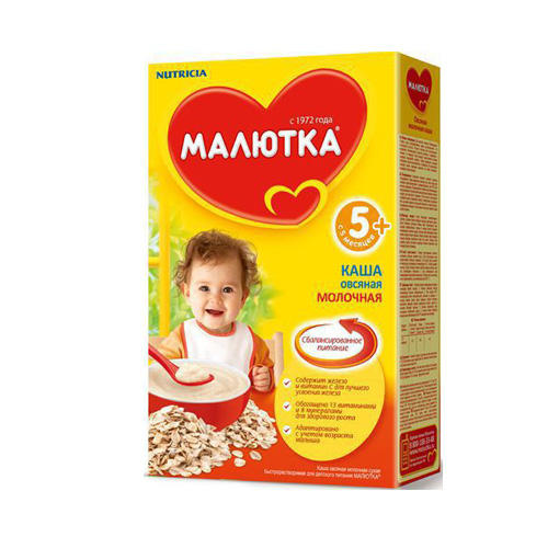  Малютка молочная каша овсяная 250г (Молочные каши Малютка) фото 0
