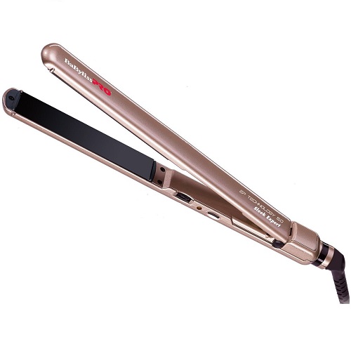 Бэбилисс Щипцы-выпрямители Pro Sleek Expert розовый 24х120 мм с терморегулятором и  покрытием EP Technology 45Вт 1 шт (Babyliss, Щипцы) фото 0