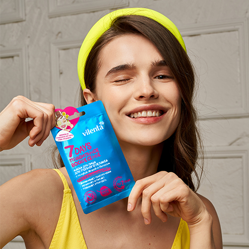  Маска для лица Правильное Воскресенье Для полного релакса с голубой Агавой и Лотосом, 28 г (7 Days, 7 DAYS) фото 2