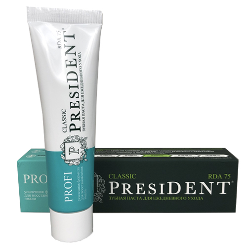 Президент Зубная паста для ежедневного ухода, 50 мл (President, Classic) фото 0