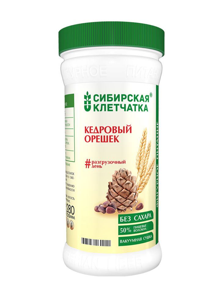  Сибирская клетчатка «Кедровый орешек» 280 г (Сибирская клетчатка, Сибирская клетчатка) фото 0