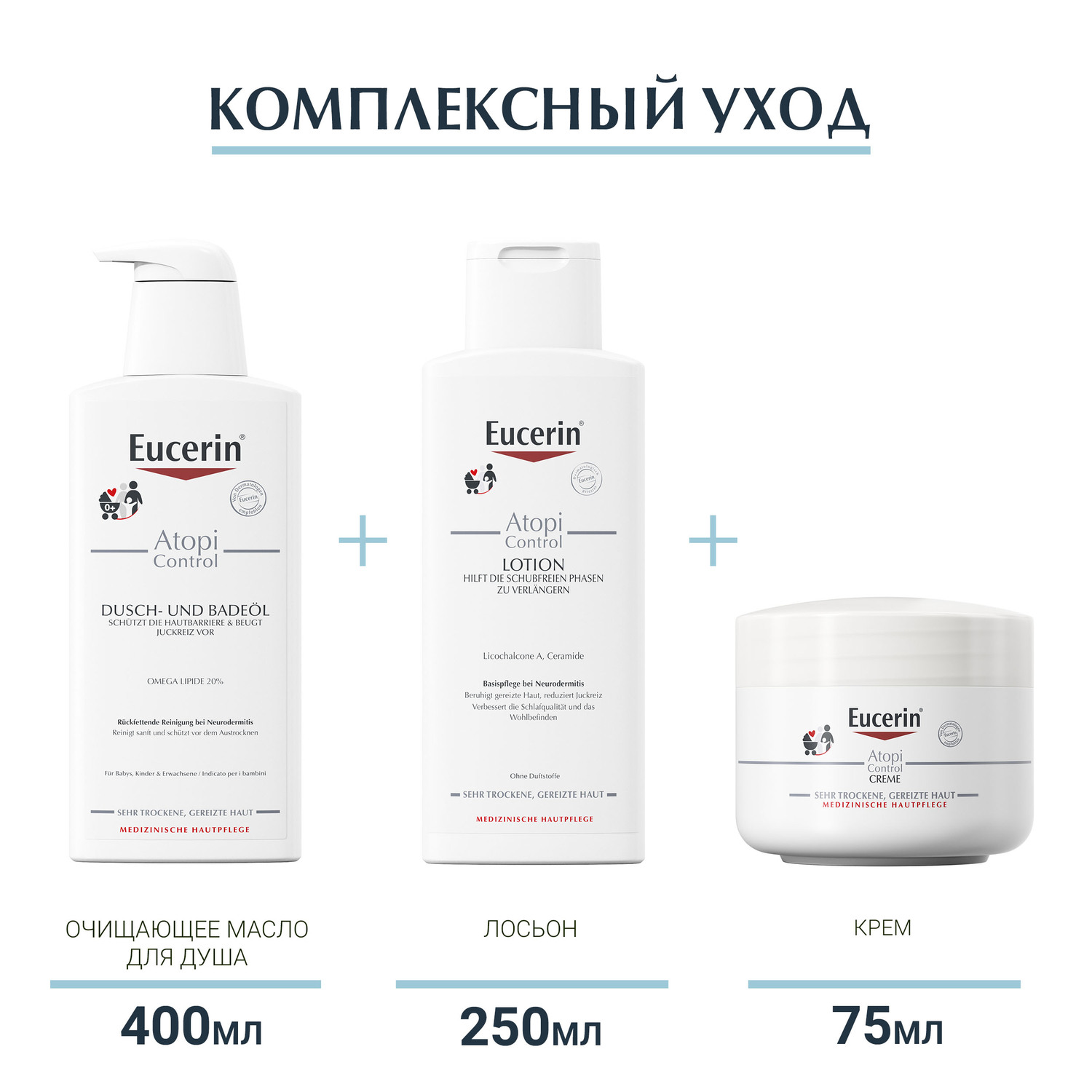 Эуцерин Крем для взрослых, детей и младенцев, 75 мл (Eucerin, Atopi Control) Эуцерин Крем для взрослых, детей и младенцев, 75 мл (Eucerin, Atopi Control) фото 5