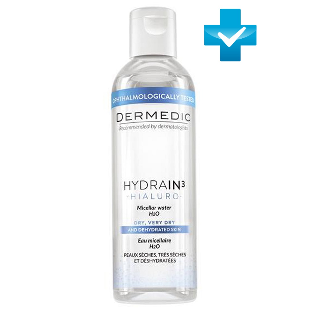 Дермедик Мицеллярная вода H2O, 100 мл (Dermedic, Hydrain3) фото 0