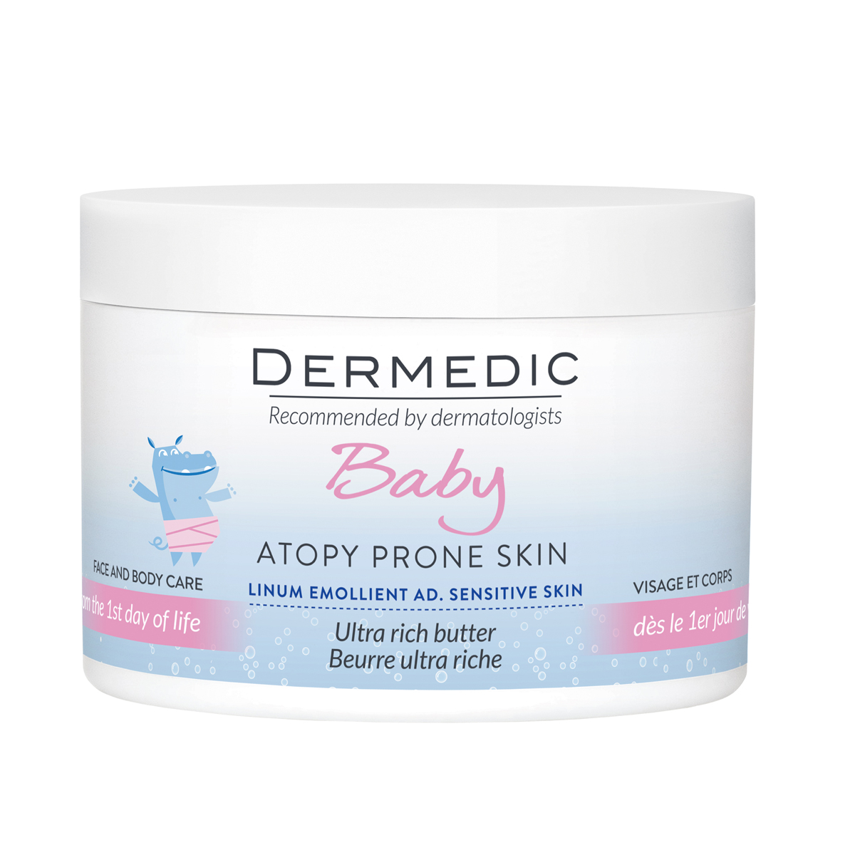 Дермедик Интенсивное липидовосполняющее масло для детей с 1 дня жизни Baby Atopy Prone Skin Ultra rich butter, 225 г (Dermedic, Baby) фото 5
