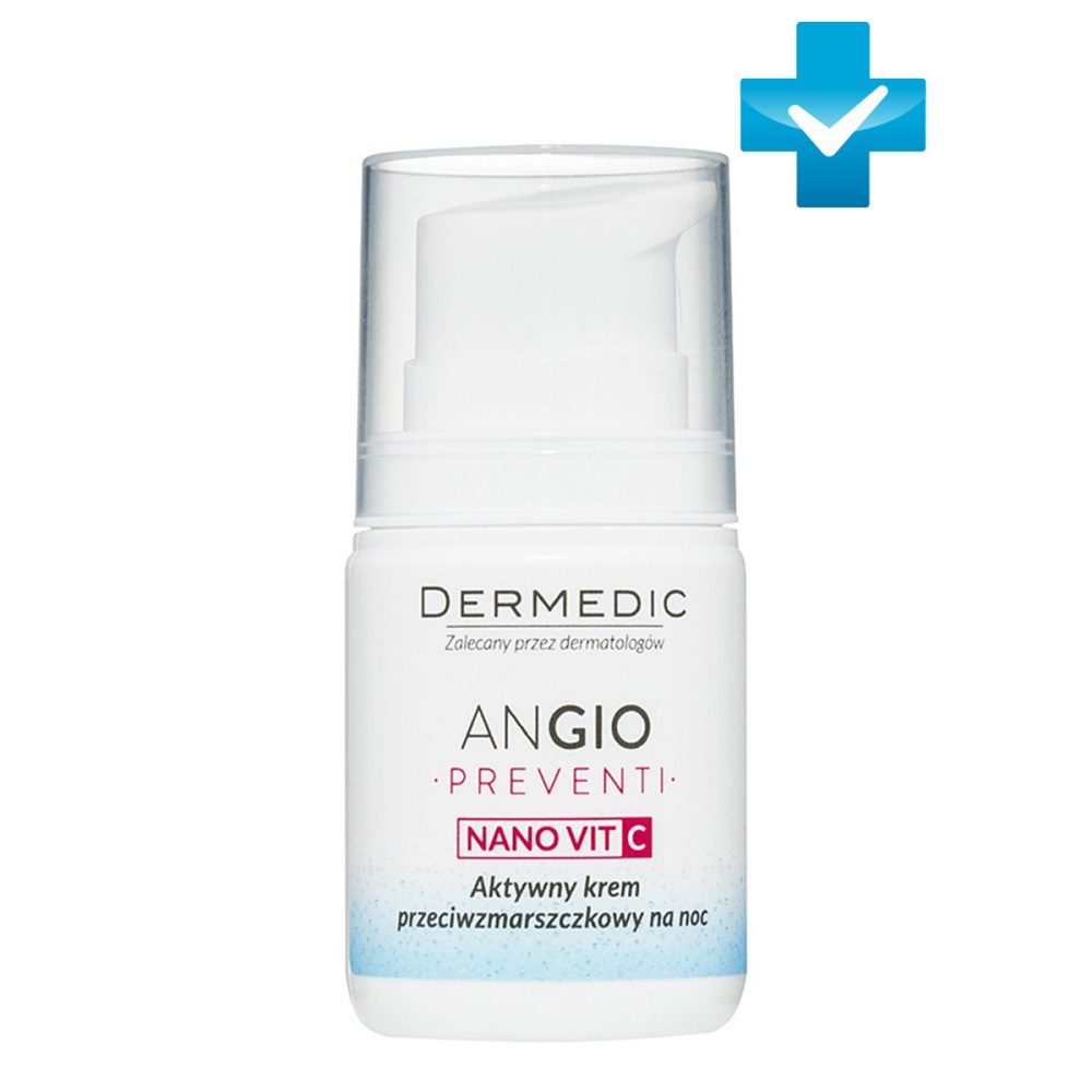 Дермедик Активный ночной крем против морщин Ангио Превенти, 55 г (Dermedic, Angio) фото 0