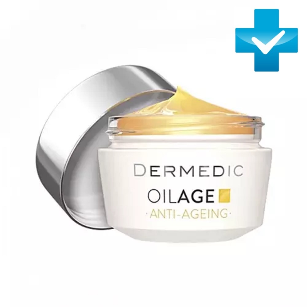 Дермедик Ночной крем для восстановления упругости кожи Anti-Ageing Night Cream, 50 гр (Dermedic, Oilage) фото 0
