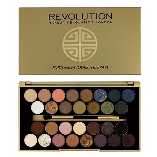 Мейкап Революшн Палетка теней 30 Eyeshadow Palette Fortune Favours The Brave (Makeup Revolution, Глаза) фото 0