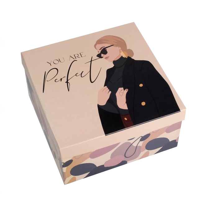  Коробка подарочная квадратная Girl 22 × 22 × 12 см (Подарочная упаковка, Коробки) фото 0