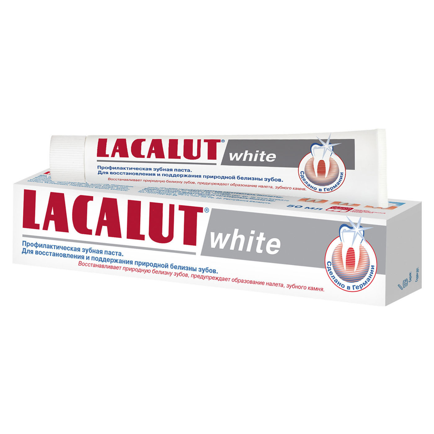 Купить Lacalut Зубная паста Уайт 50 мл (Lacalut, Зубные пасты), Германия