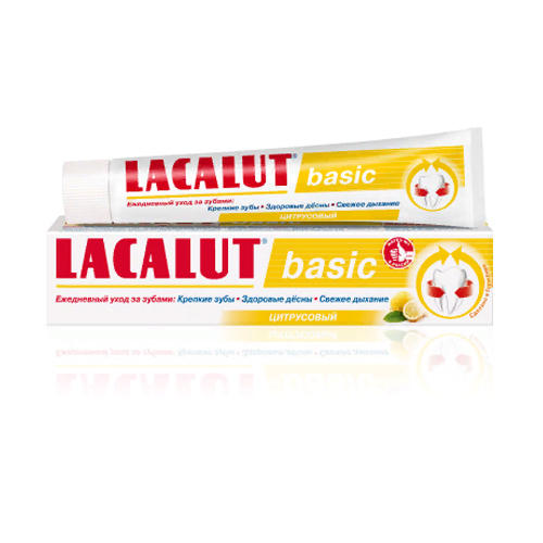 

Lacalut Зубная паста Бейсик цитрус (Lacalut, Зубные пасты), Зубные пасты