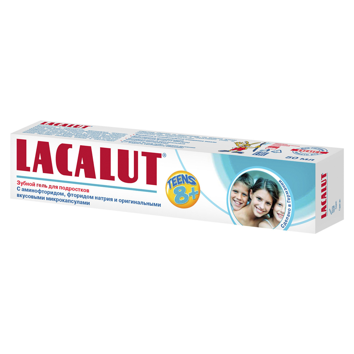 Лакалют Зубная паста Тинс зубной гель 8+ 50 мл (Lacalut, Зубные пасты) фото 1