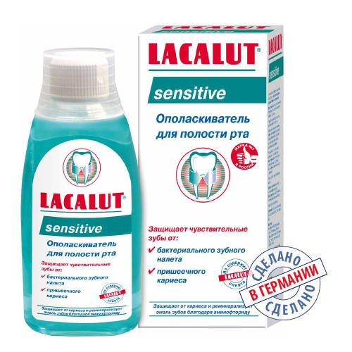 Лакалют Ополаскиватель Сенситив 300 мл (Lacalut, Ополаскиватели) фото 0