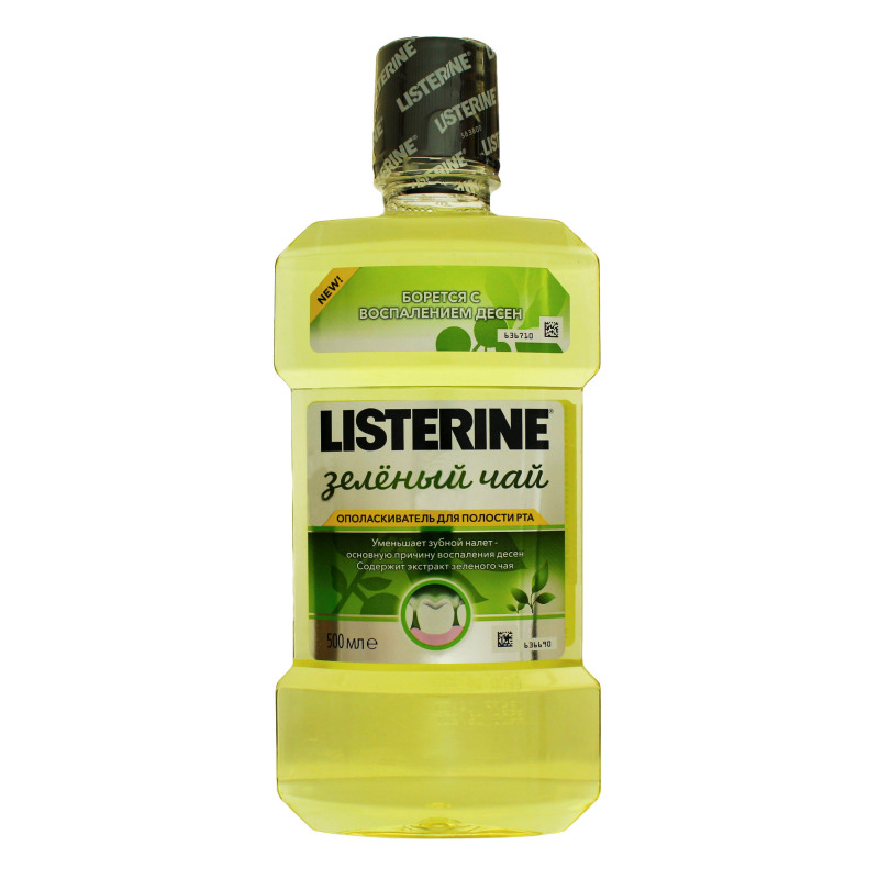  Ополаскиватель для полости рта «Зеленый чай», 500 мл (LISTERINE, ) фото 0