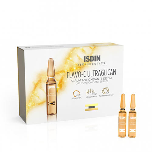  Сыворотка для лица дневная ISDINCEUTICS FLAVO- C ULTRAGLICAN 10шт*2 мл (ISDIN, Isdinceutics) фото 1