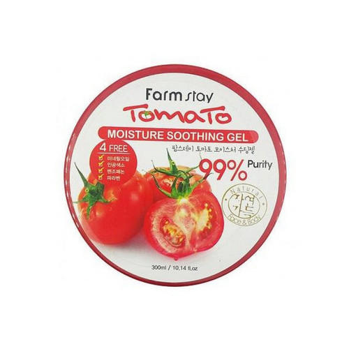 Увлажняющий, успокаивающий многофункциональный гель с томатом 300мл (Farmstay, Для тела)