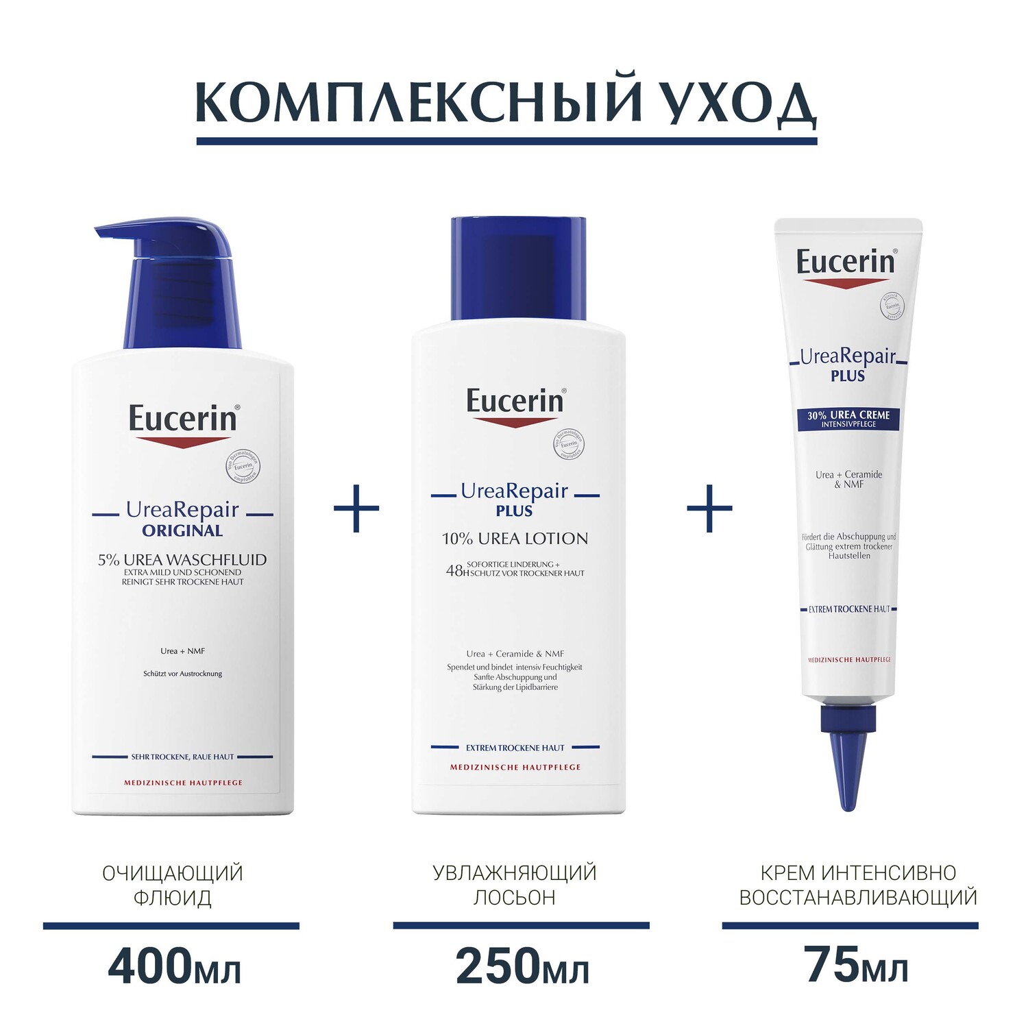 Эуцерин Очищающий флюид с 5% мочевиной, 400 мл (Eucerin, UreaRepair) фото 6
