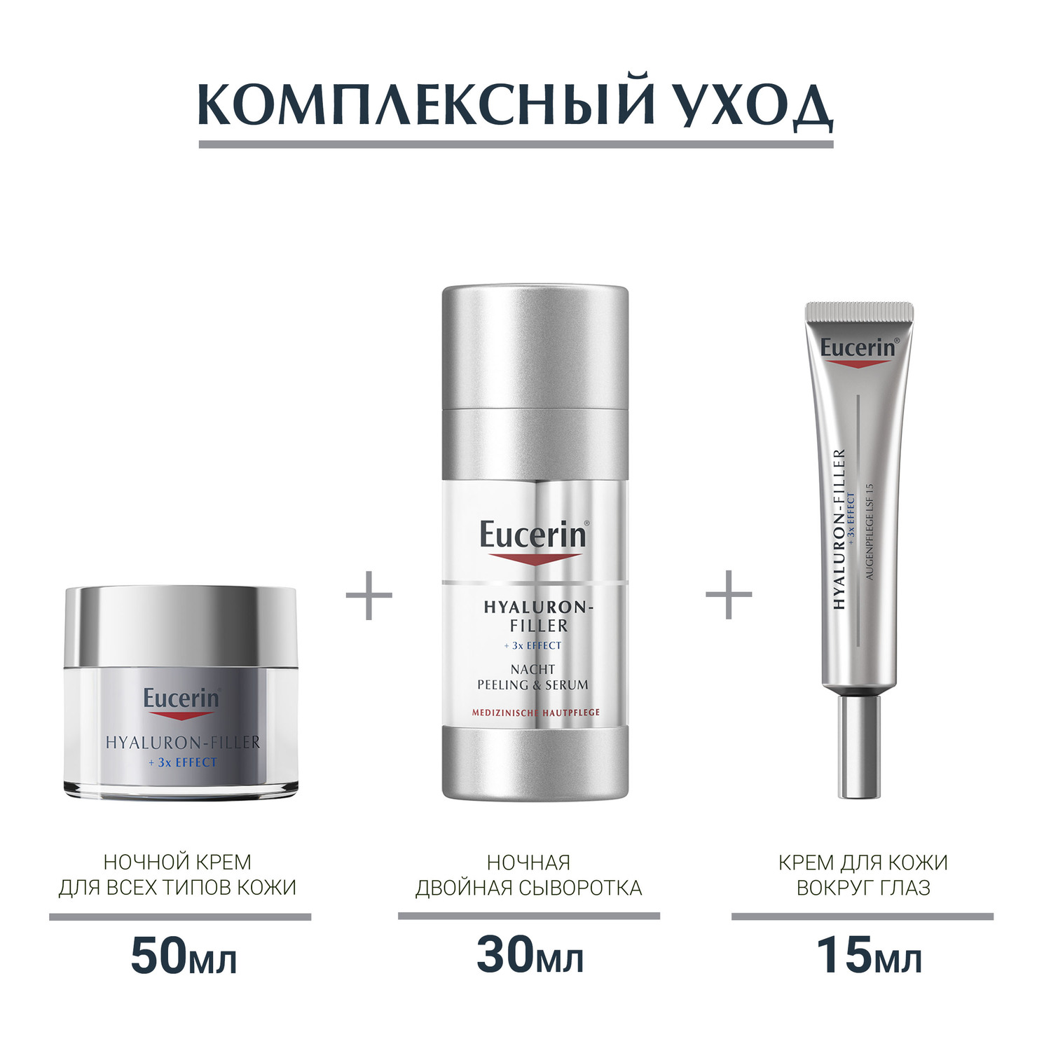 Эуцерин Ночная двойная сыворотка, 30 мл (Eucerin, Hyaluron-Filler) фото 6