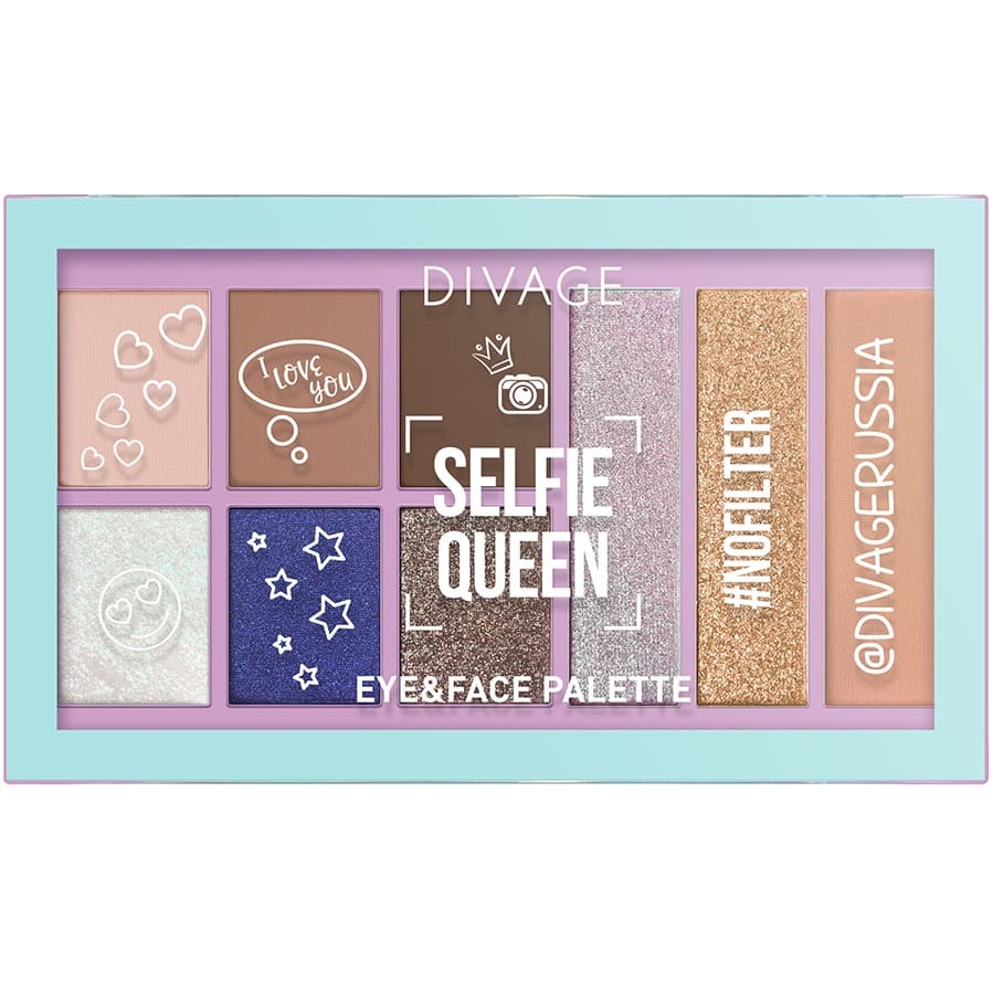 цена Divage Мультифункциональная палетка для лица Selfie Queen (Divage, Лицо)