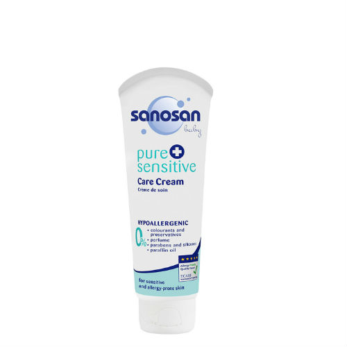 Саносан Детский крем д/ухода за чувствительной кожей Pure+Sensitive, 100 мл (Sanosan, Pure+sensitive) фото 0