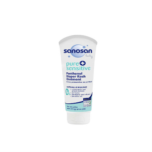 Саносан Крем под подгузник с пантенолом Pure+Sensitive, 100 мл (Sanosan, Pure+sensitive) фото 0