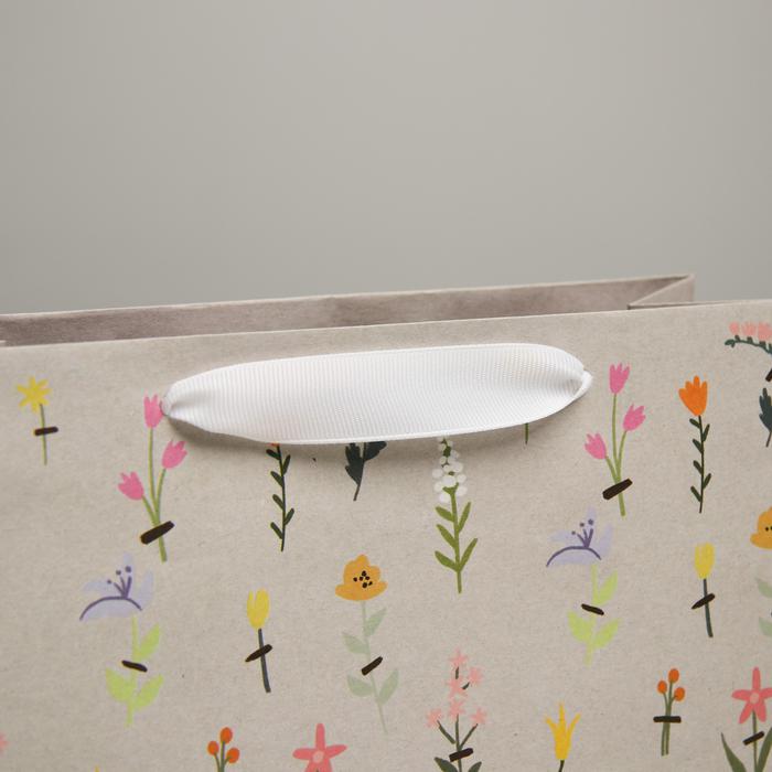  Пакет крафтовый «Для тебя» 22 × 17,5 × 8 см (Подарочная упаковка, Пакеты) фото 3