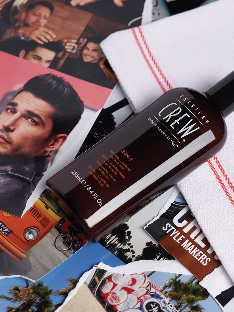 Американ Крю Шампунь, кондиционер и гель для душа Classic 3 in 1, 250 мл (American Crew, Hair&Body) фото 4