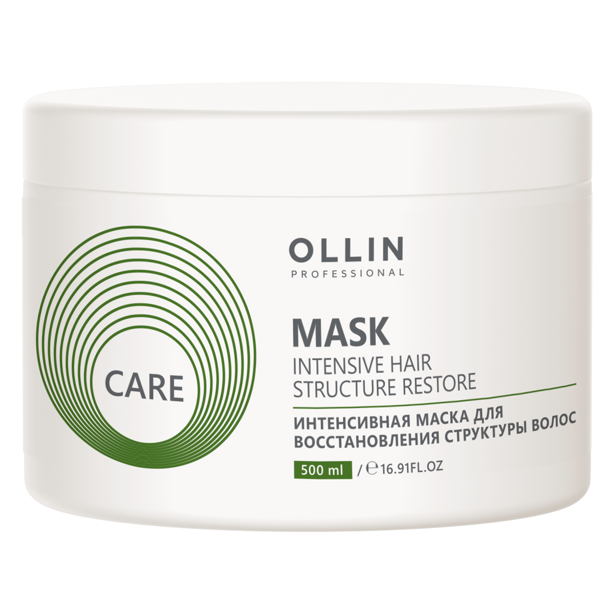 цена Ollin Professional Интенсивная маска для восстановления структуры волос, 500 мл (Ollin Professional, Care)