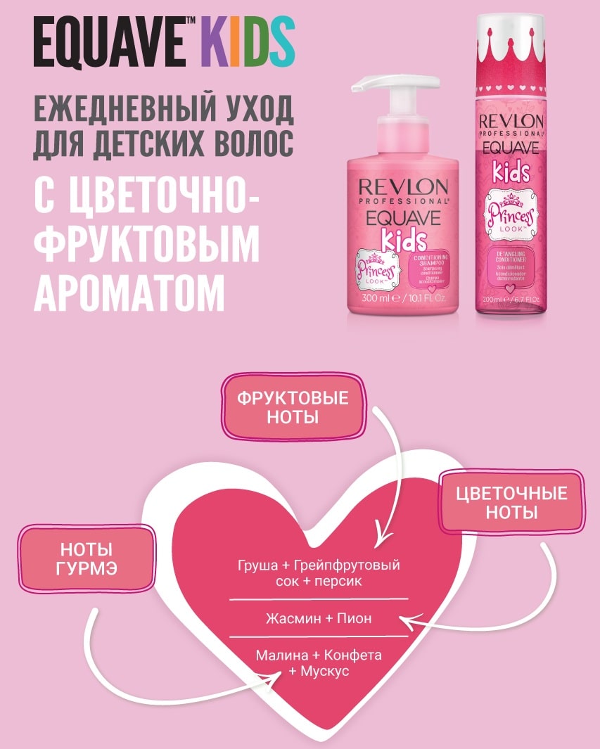 Ревлон Профессионал Детский шампунь для волос, 300 мл (Revlon Professional, Equave) фото 2