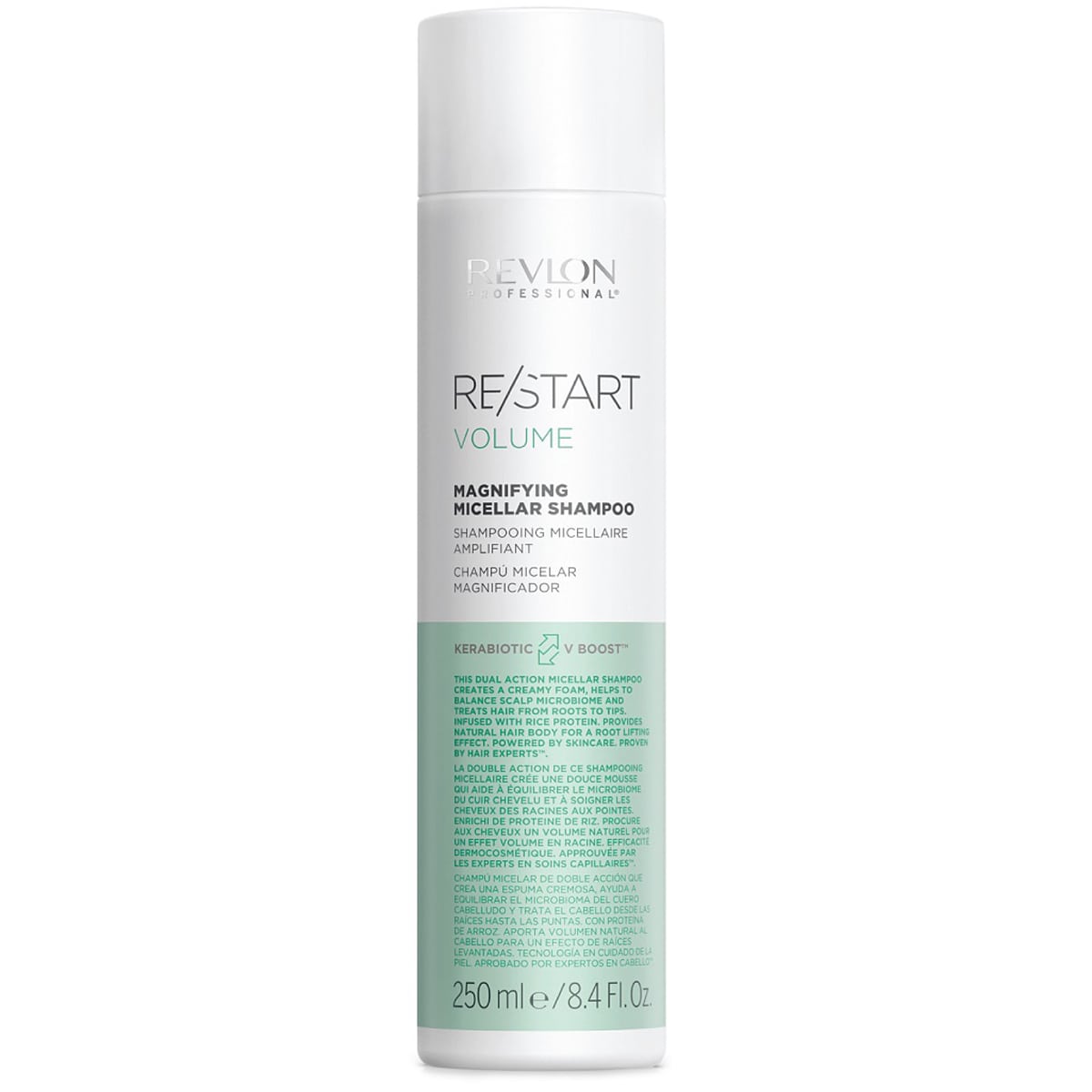 Revlon Professional Magnifying Micellar Shampoo Мицеллярный шампунь для тонких волос, 250 мл (Revlon Professional, Restart)