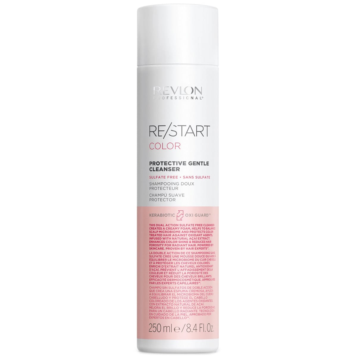 Ревлон Профессионал Protective Gentle Cleanser Шампунь для нежного очищения окрашенных волос 250 мл (Revlon Professional, Restart) фото 0