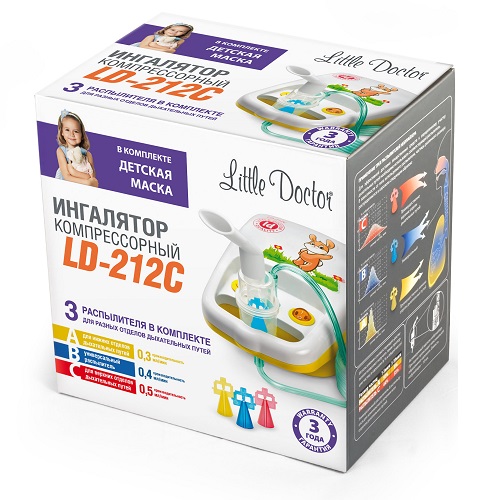 Литл Доктор Ингалятор LD-212C Компрессорный (Little Doctor, Ингляторы) фото 0
