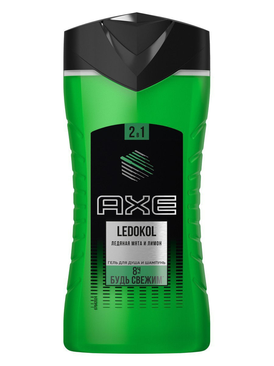 Акс Гель для душа и шампунь мужской Ледокол 250 мл (Axe, Гели для душа) фото 0