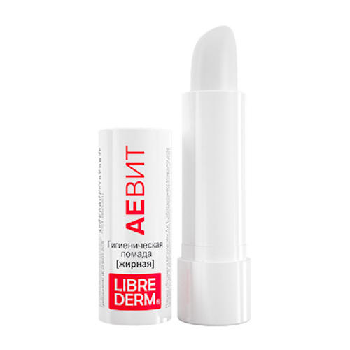 Либридерм Гигиеническая губная помада жирная, 4 г (Librederm, Aevit) фото 0