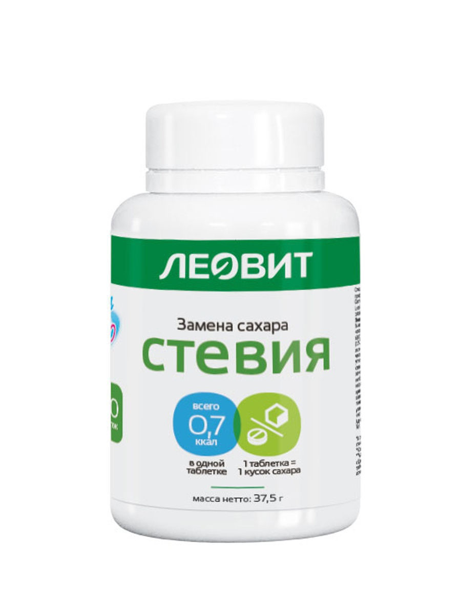 Леовит Стевия. Банка 150 таб. (по 12 банок) (Леовит, Худеем за неделю) фото 1