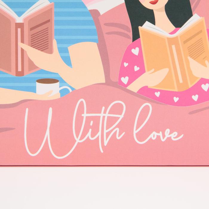  Пакет подарочный «С любовью» 30 × 20 × 10 см (Подарочная упаковка, Пакеты) фото 4