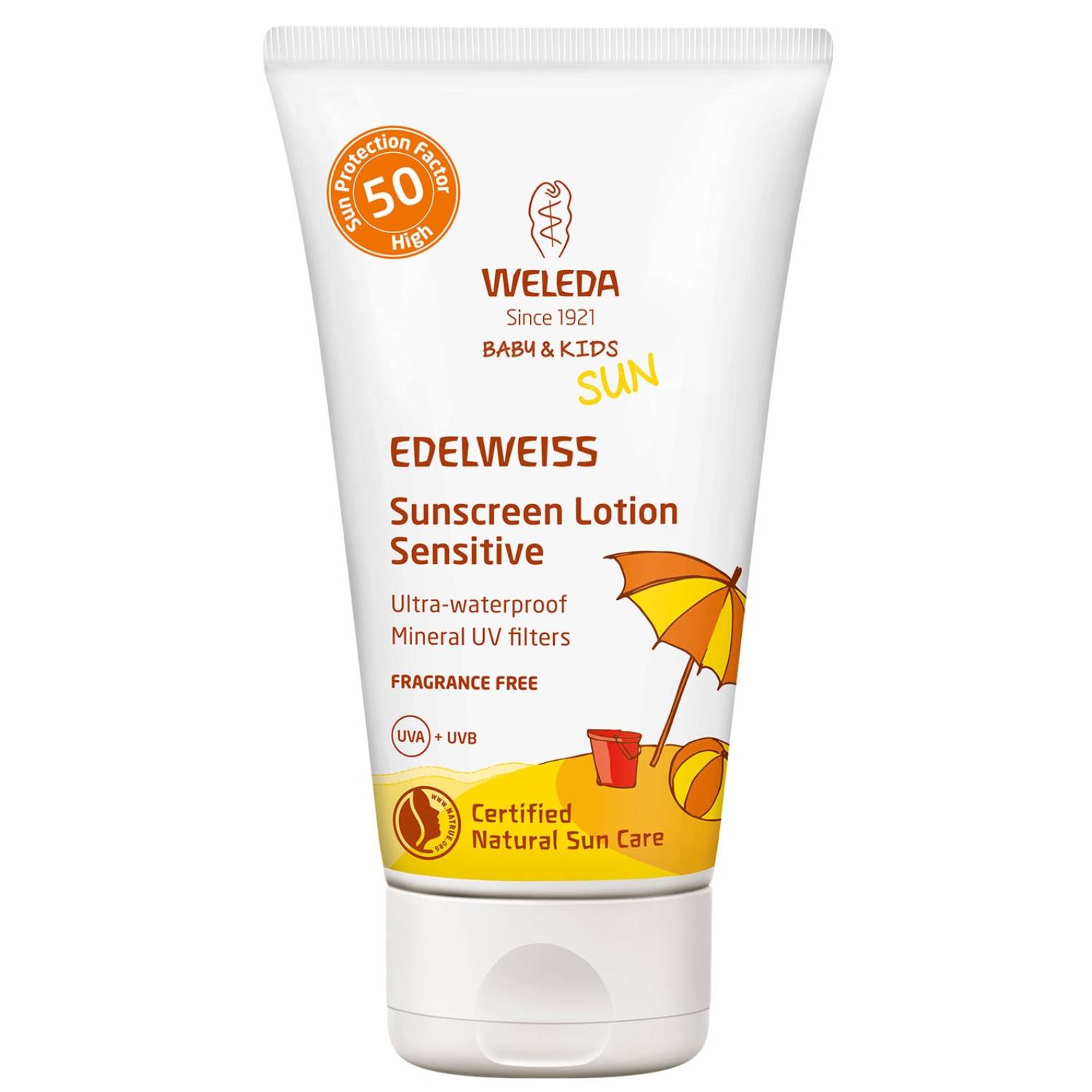 Weleda Натуральный солнцезащитный крем для младенцев и детей SPF 50, 50 мл (Weleda, )