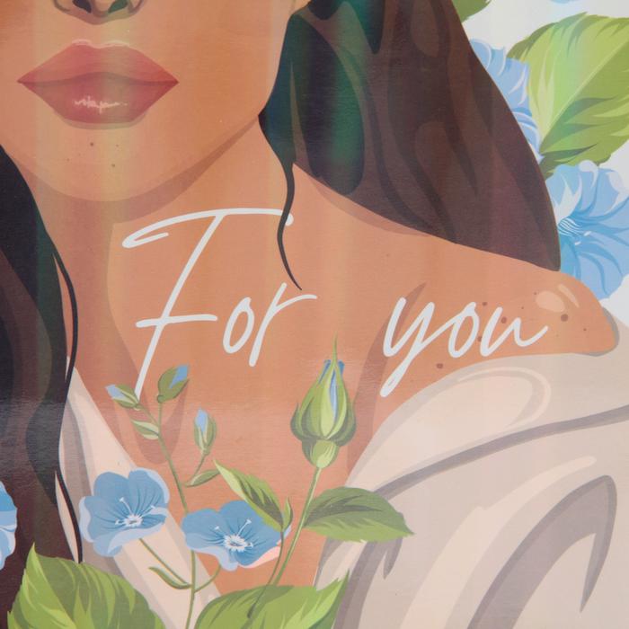  Пакет ламинированный «Для тебя» ML 23 х 27 х 11,5 см (Подарочная упаковка, Пакеты) фото 3