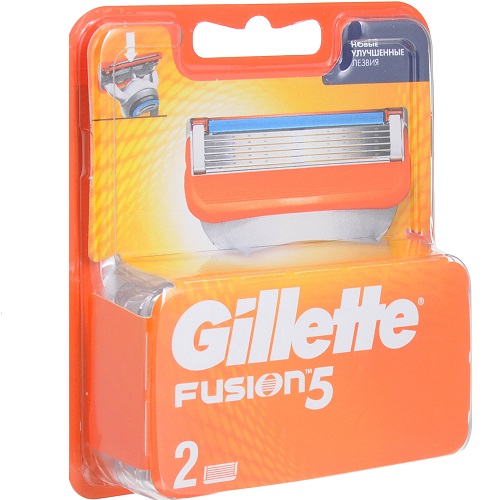 Жиллетт Fusion кассеты сменные  N2 1 шт (Gillette, Бритвы и лезвия) фото 0