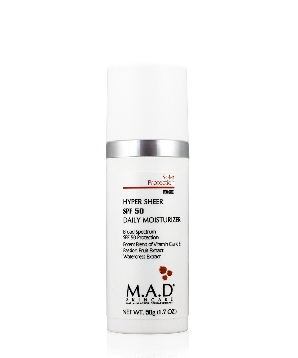 Мад Увлажняющий крем-основа под макияж с защитой spf 50, 50 мл (M.A.D., Sun Protection) фото 0