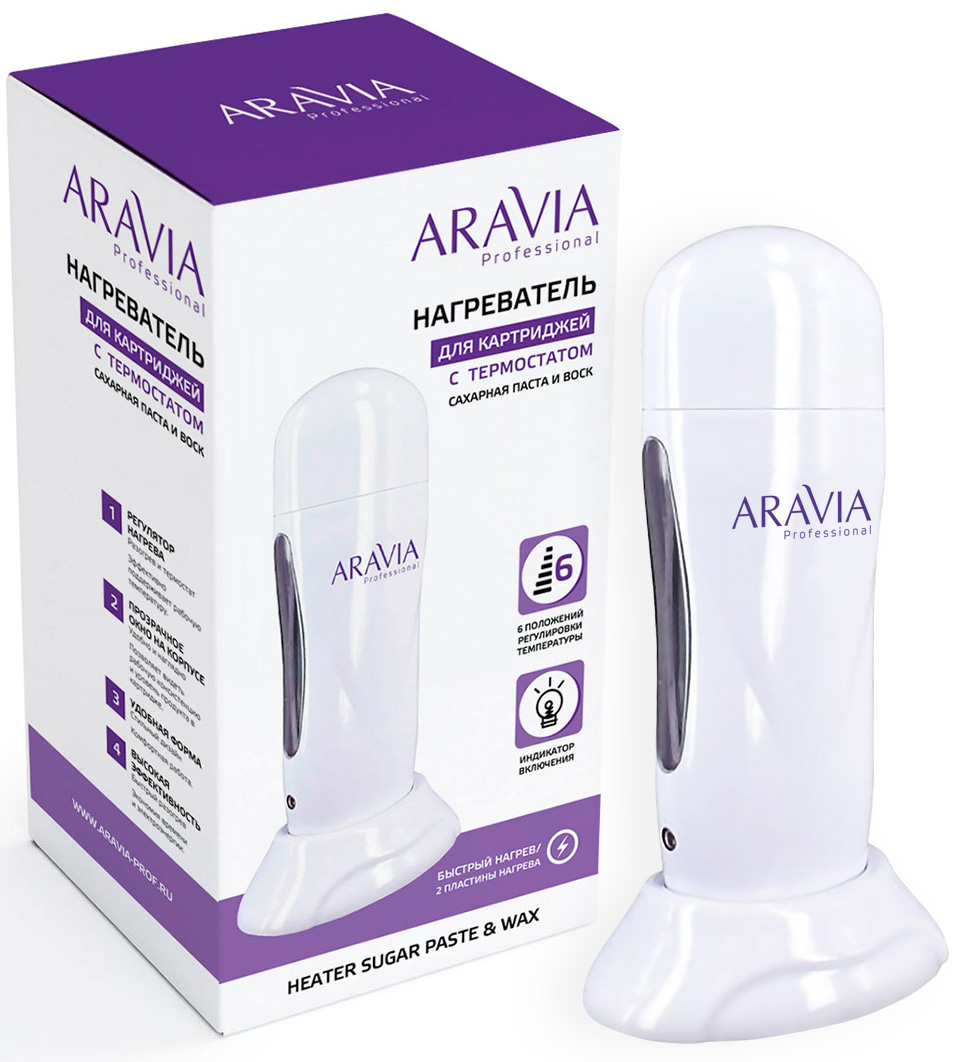 Купить Aravia Professional Aravia Professional Нагреватель для картриджей с термостатом (воскоплав) сахарная паста и воск, 1 шт (Aravia Professional, Spa Депиляция), Россия