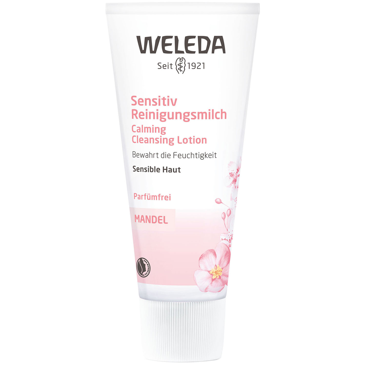 Weleda Очищающее молочко, 75 мл (Weleda, Миндальная линия) weleda деликатное очищающее молочко 75 мл 150 г