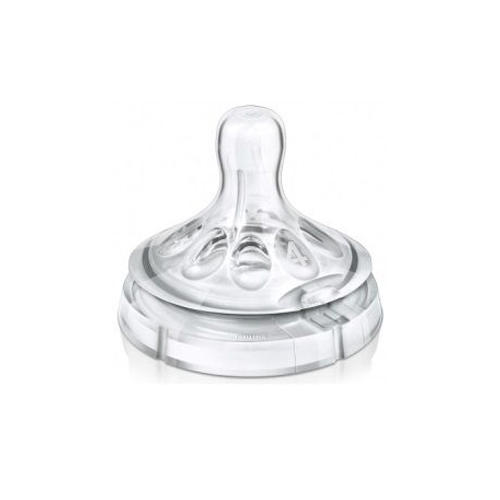 Авент Соска силиконовая для густых жидкостей (2 шт) (Avent, Natural line) фото 0
