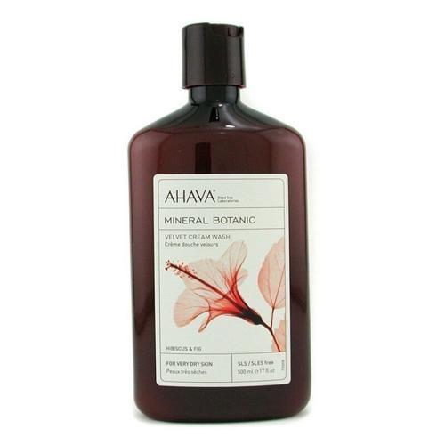Ахава Бархатистое жидкое крем-мыло гибискус и инжир Velvet Cream Wash Hibiscus and Fig, 500 мл (Ahava, Mineral botanic) фото 0