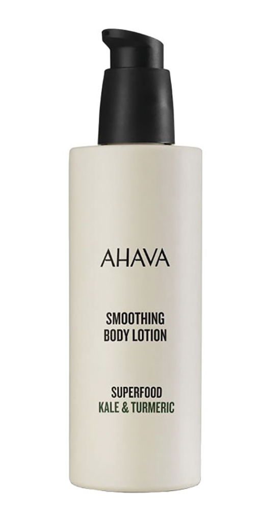 Ahava Смягчающий лосьон для тела Браунколь и Куркума Smoothing Body Lotion Kale & Turmeric, 250 мл (Ahava, Superfood)