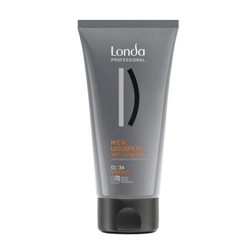 Londa Professional Гель-блеск Liquefy It с эффектом мокрых волос сильной фиксации, 150 мл (Londa Professional, Уход за волосами)