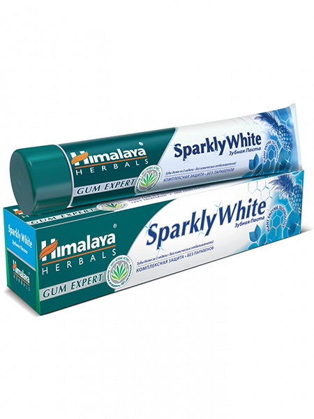 

Himalaya Herbals Зубная паста "Sparkly white" 75 мл (Himalaya Herbals, Уход за зубами), Уход за зубами